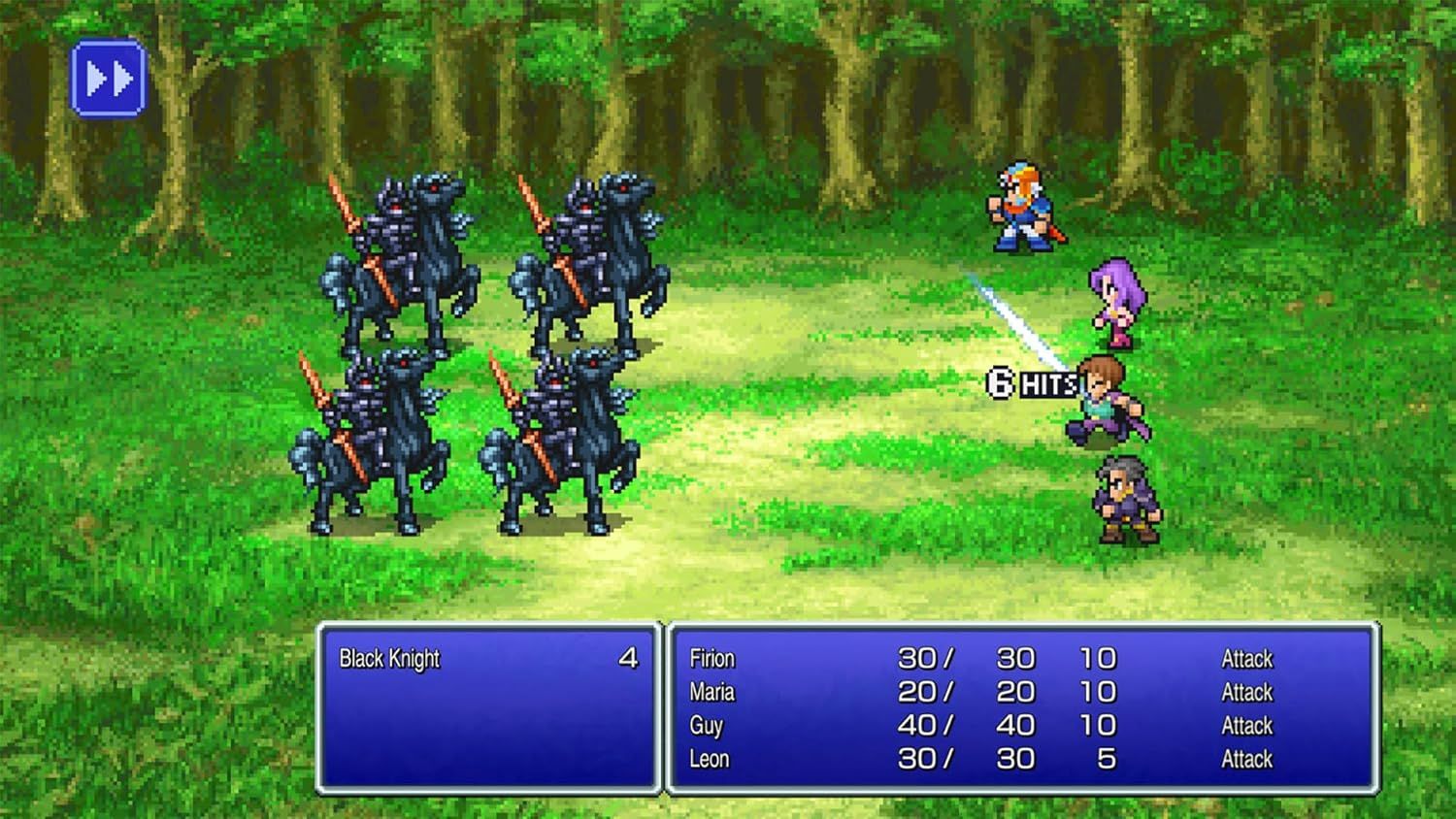 This is a screenshot from a video game (appears to be Final Fantasy series) showing a battle scene. It is not an Amazon product image and does not fit any of the secondary image categorization tags.