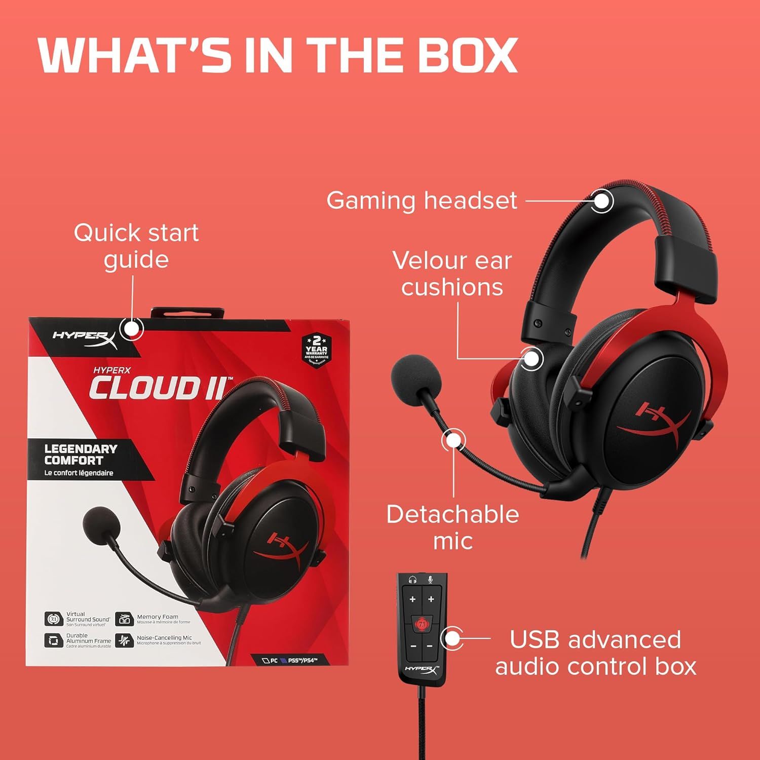 Shows the customer everything included in the package to set clear expectations about what they will receive with their purchase.