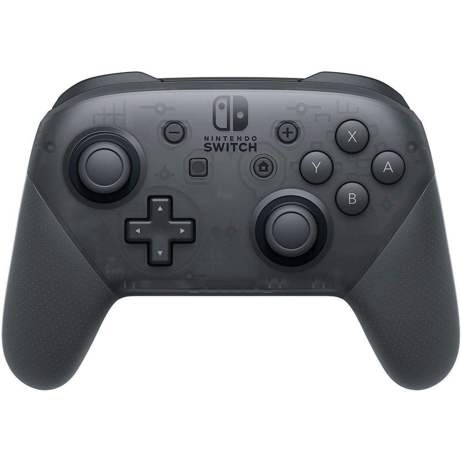 Provides a clean, catalog-style view of the Nintendo Switch Pro Controller on a white background with no text or design elements, allowing shoppers to see the product clearly.