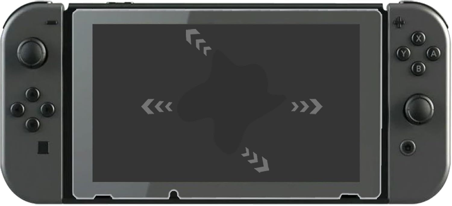 Provides a clean, catalog-style view of the gaming device with protective case attached, showing the product from the front without any distractions.
