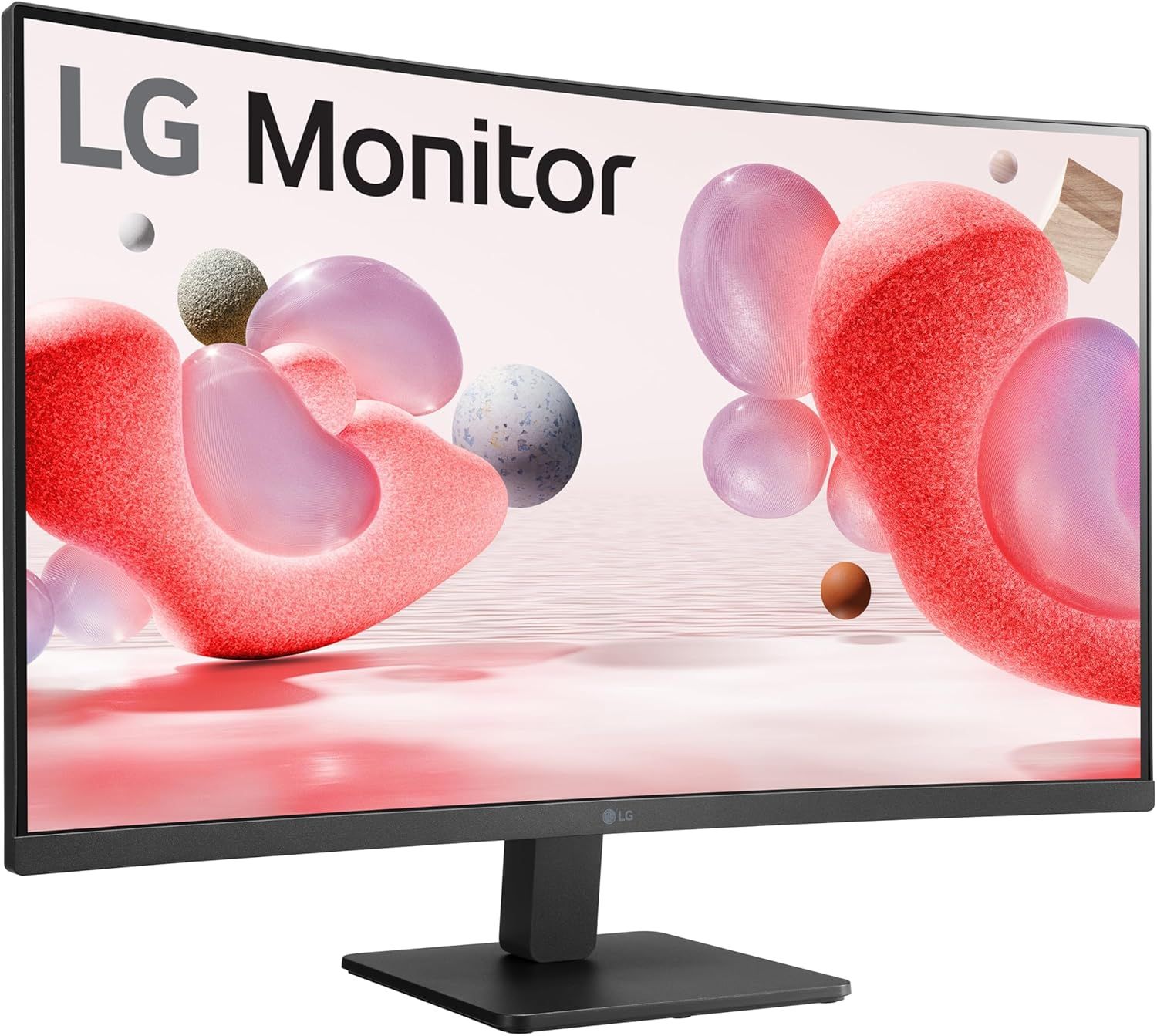 Provides a clean, catalog-style view of the LG Monitor showing the product design and display quality without distractions.
