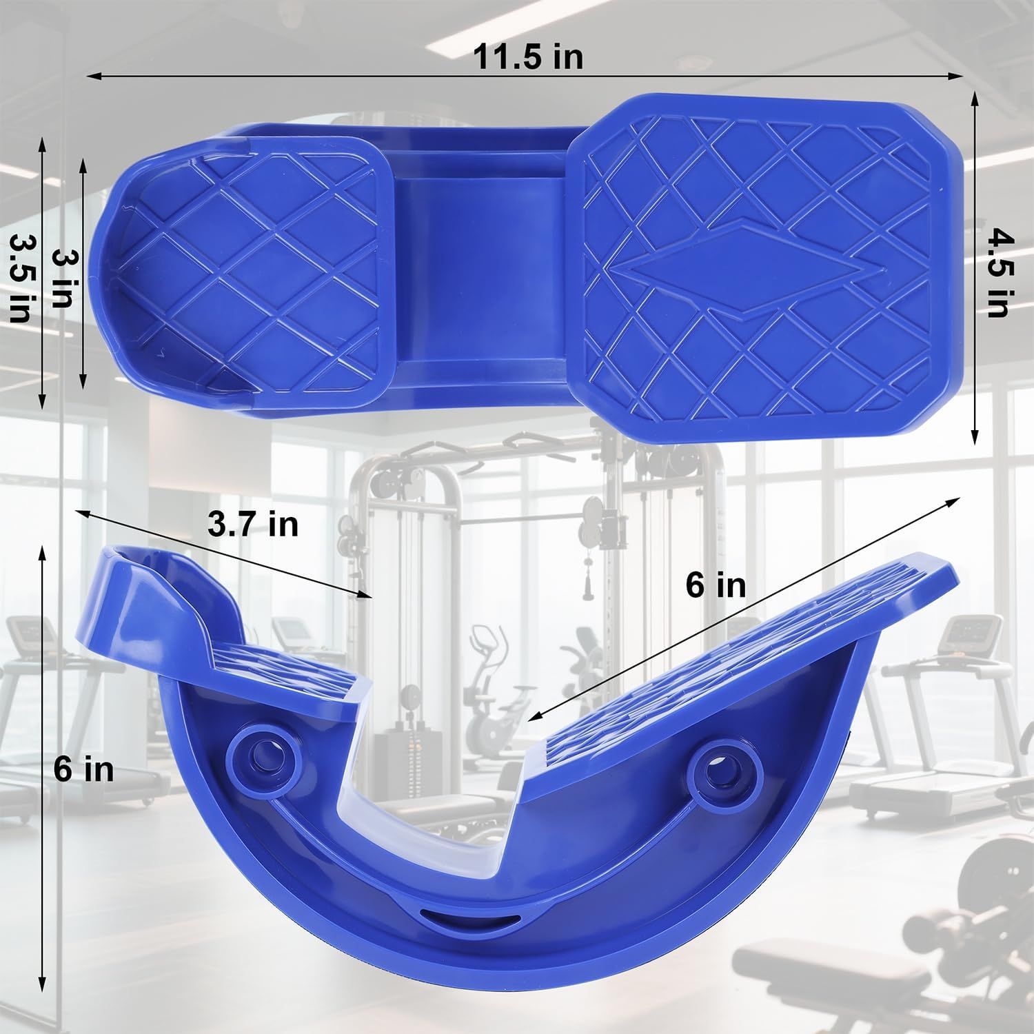 Communicates the exact physical dimensions of the product components to help shoppers understand the size and fit for their needs.