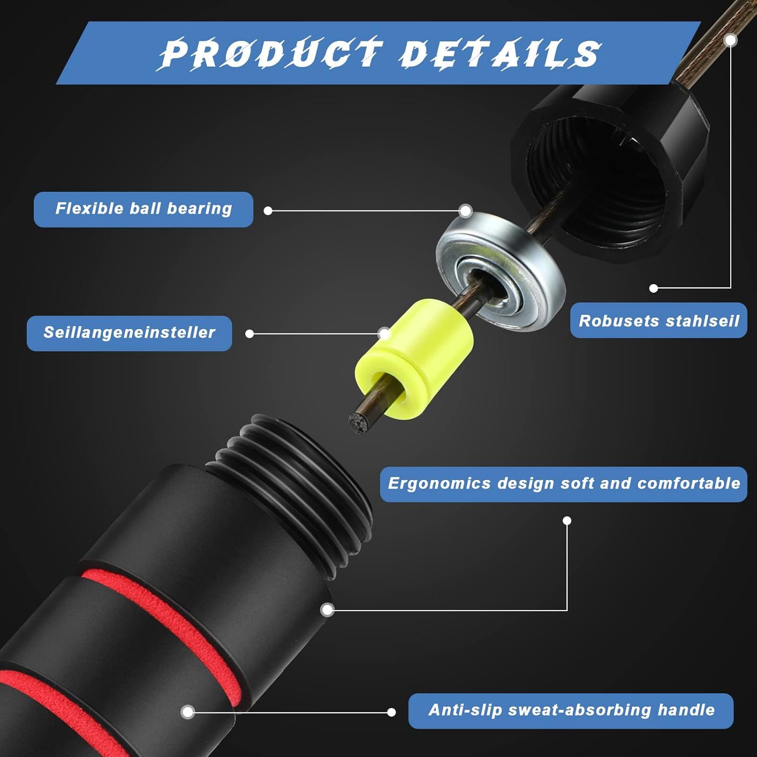 This image breaks down the physical components and construction of the product to help shoppers understand the quality materials and structural features that make it durable and comfortable to use.