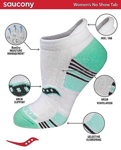 This image breaks down the physical features and construction zones of the sock to help shoppers understand the technical design and functional components built into the product.