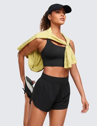 Shows the product being worn in a real-world athletic context to help shoppers visualize fit, style, and how the apparel looks when worn.