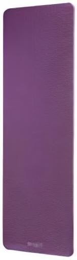 Provides a clean, catalog-style view of the yoga mat on a white background with no distractions, allowing shoppers to see the product's color, texture, and form clearly.