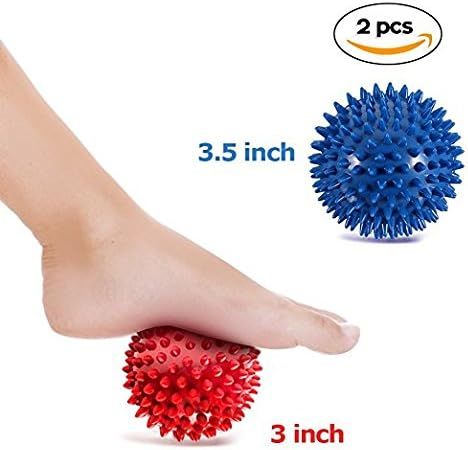 Communicates the exact physical size of the massage balls (3.5 inch and 3 inch) to help shoppers understand the product dimensions and choose the right size for their needs. Shows that the customer…