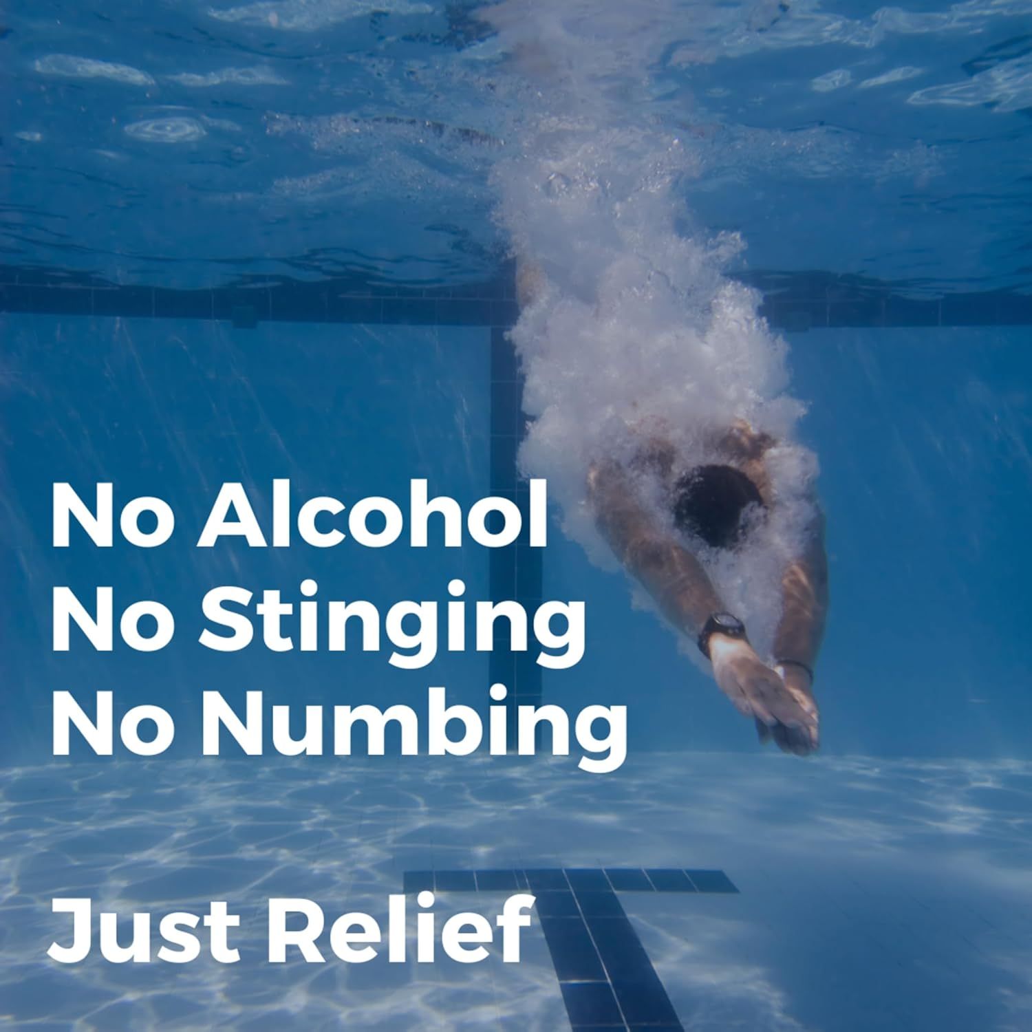 Communicates that the product is gentle and safe, free from harsh ingredients like alcohol, and provides relief without stinging or numbing sensations. Highlights the product's core benefit of…