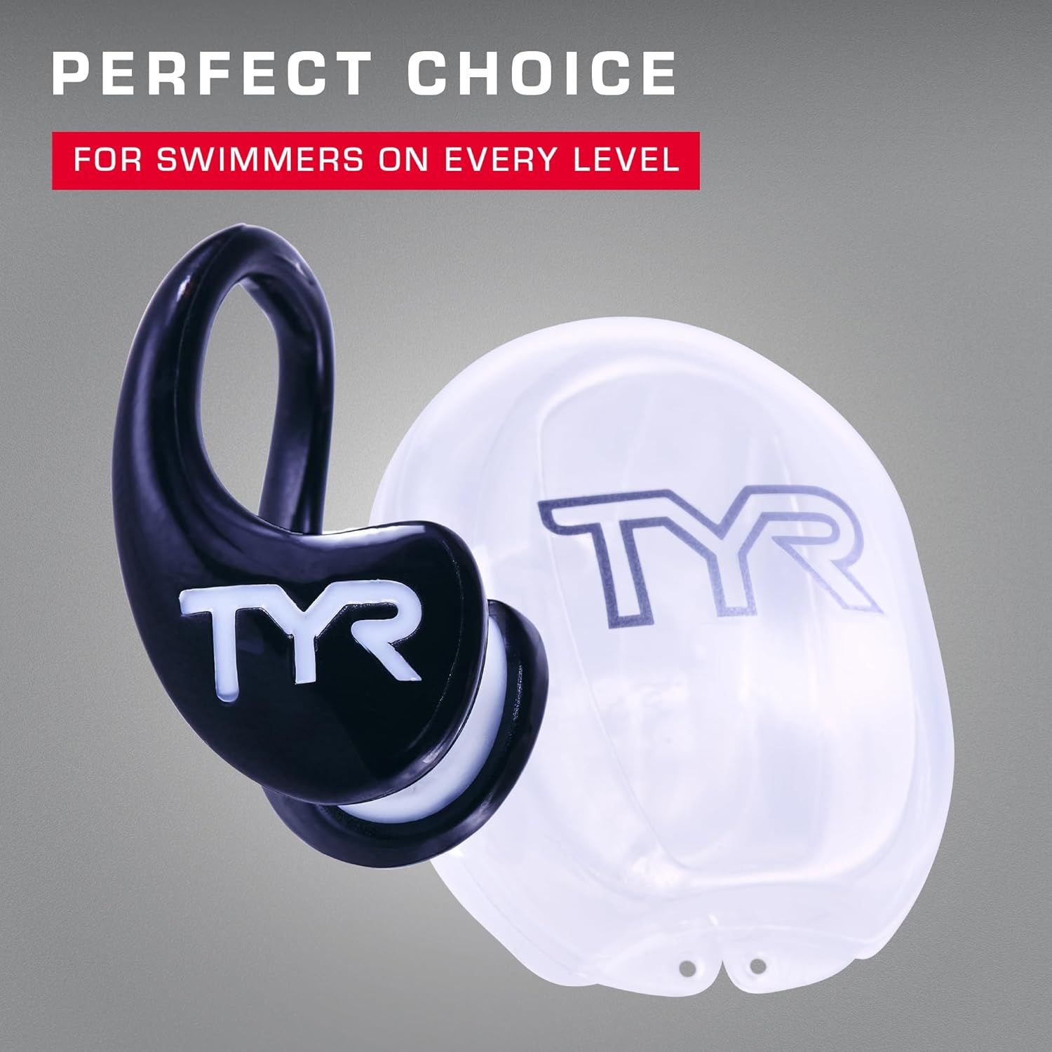Communicates that the product is versatile and appropriate for swimmers of any experience level, from beginners to advanced.