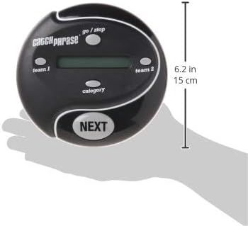 Communicates the compact size of the device (6.2 inches / 15 cm) using a hand for scale, helping shoppers understand its portability and ease of handling.