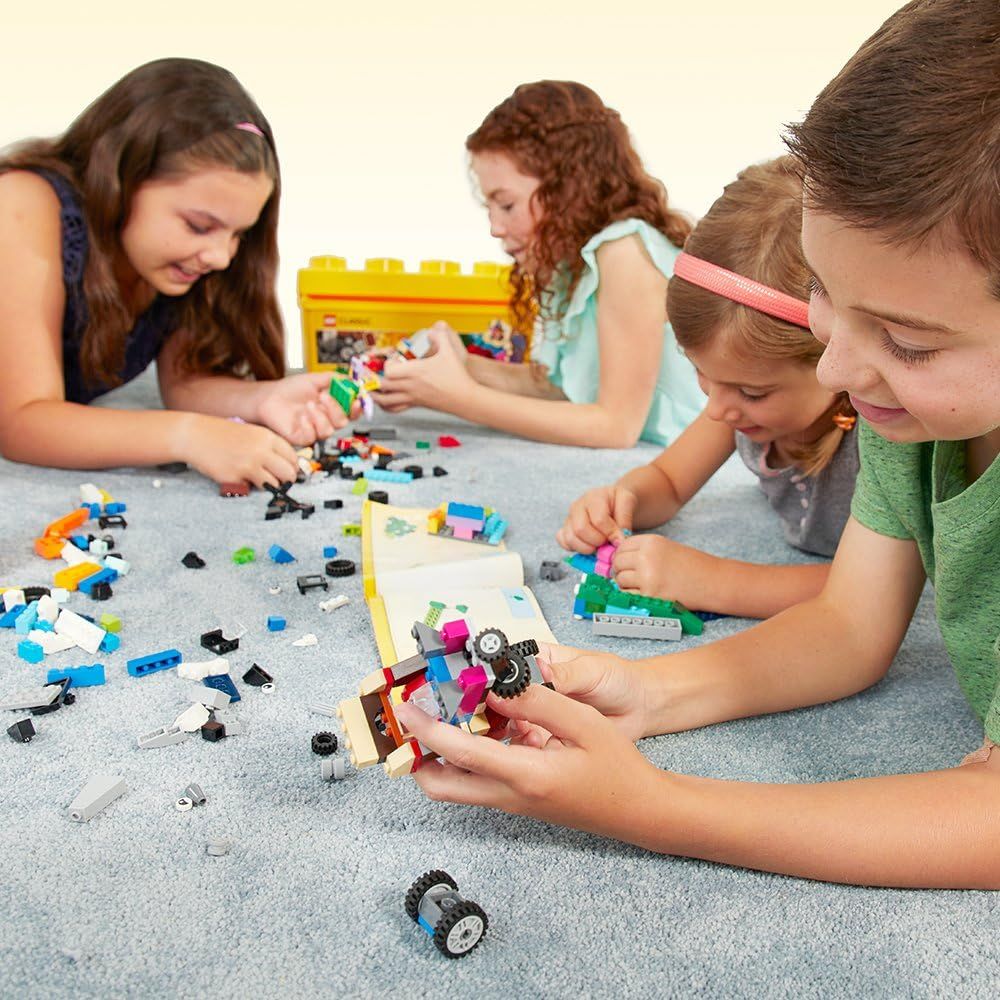 Shows children enjoying the product together in a real-world play setting, helping shoppers visualize the product being used by multiple kids in a home…