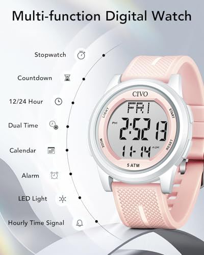 Showcases the watch's multiple functions and features to demonstrate its versatility and value as a comprehensive digital timepiece.