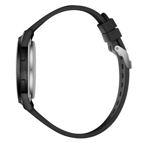 Provides a clean, catalog-style view of the watch from the side profile to show the product's design, case thickness, and band structure without distractions.