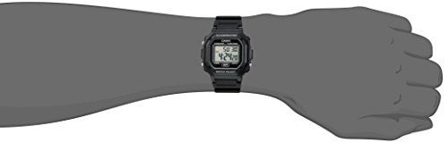 Demonstrates the physical size of the watch on a human wrist to help shoppers visualize how the product will look and fit when worn.