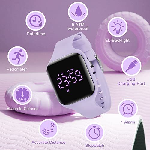 Showcases the smartwatch's comprehensive feature set with multiple distinct benefits arranged in a circular layout, demonstrating the product's versatility and functionality to help shoppers…