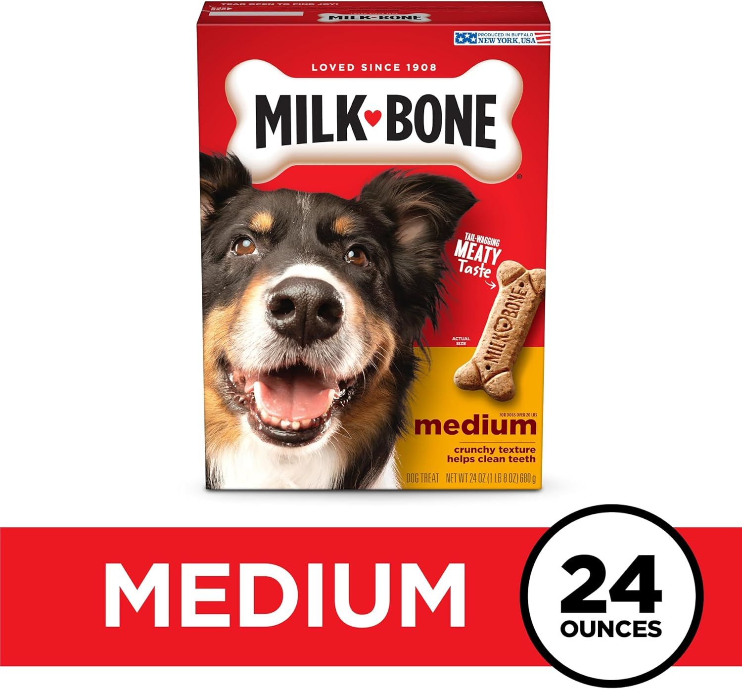 Communicates the product size and quantity to help shoppers understand the package volume and value they are purchasing.