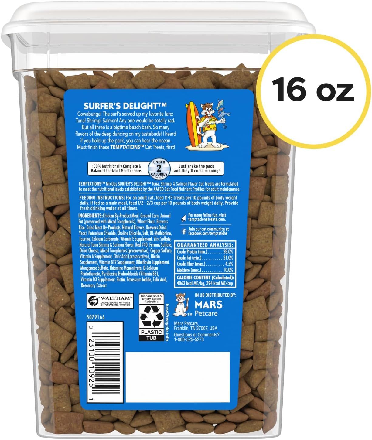 Communicates the package size to help shoppers understand the quantity they will receive and assess value for their purchase.