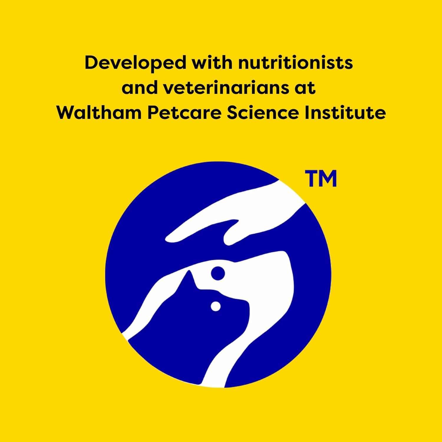 Communicates that the product was developed with professional expertise from nutritionists and veterinarians at a recognized scientific institute, building trust and credibility for the brand.