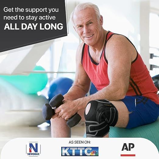 Builds credibility and trust by showing the product has been featured on major news outlets and media platforms. Communicates that the product provides support for staying active throughout the…
