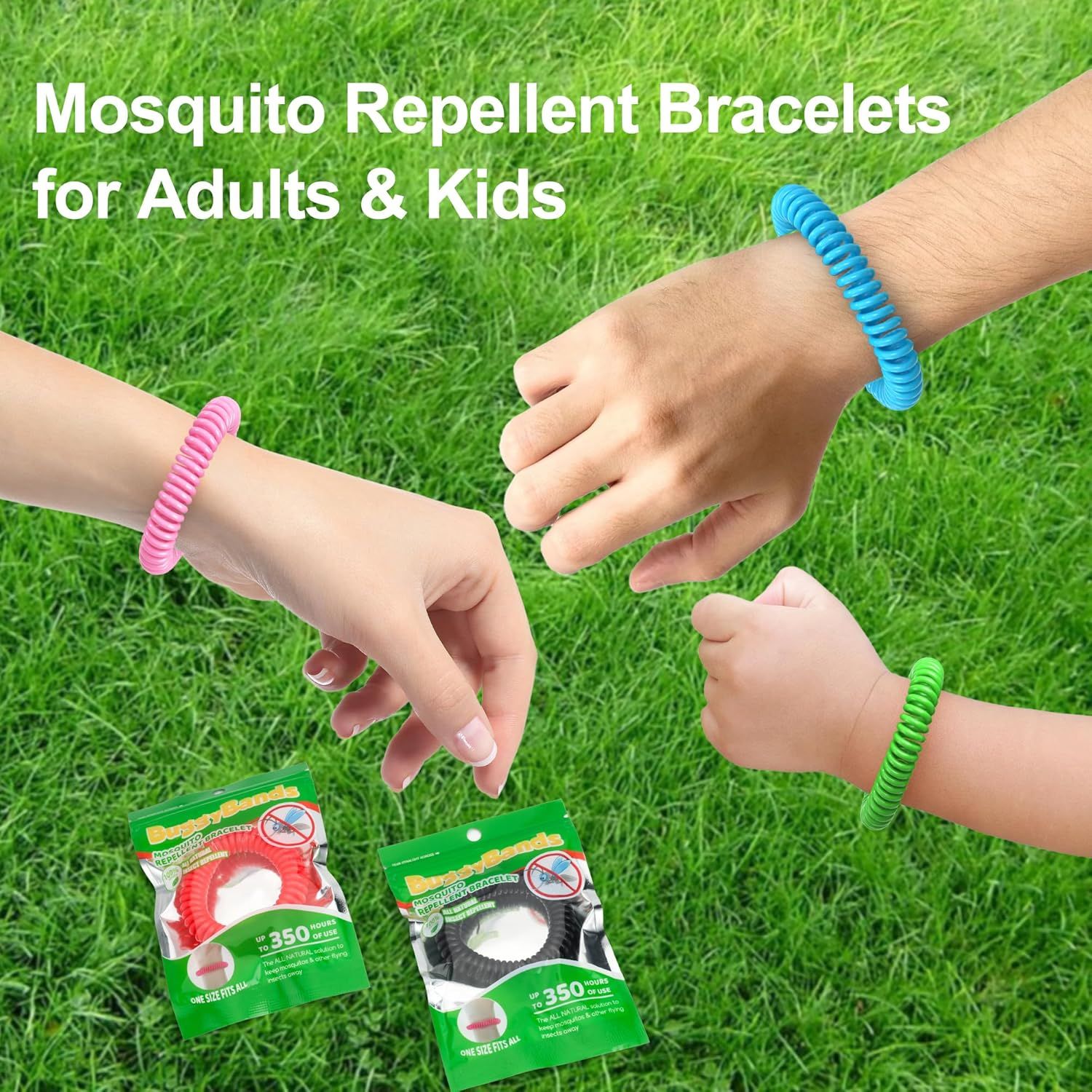 Demonstrates the product in a real-world outdoor context with multiple users (adults and kids) to show its practical everyday use and family-friendly appeal.