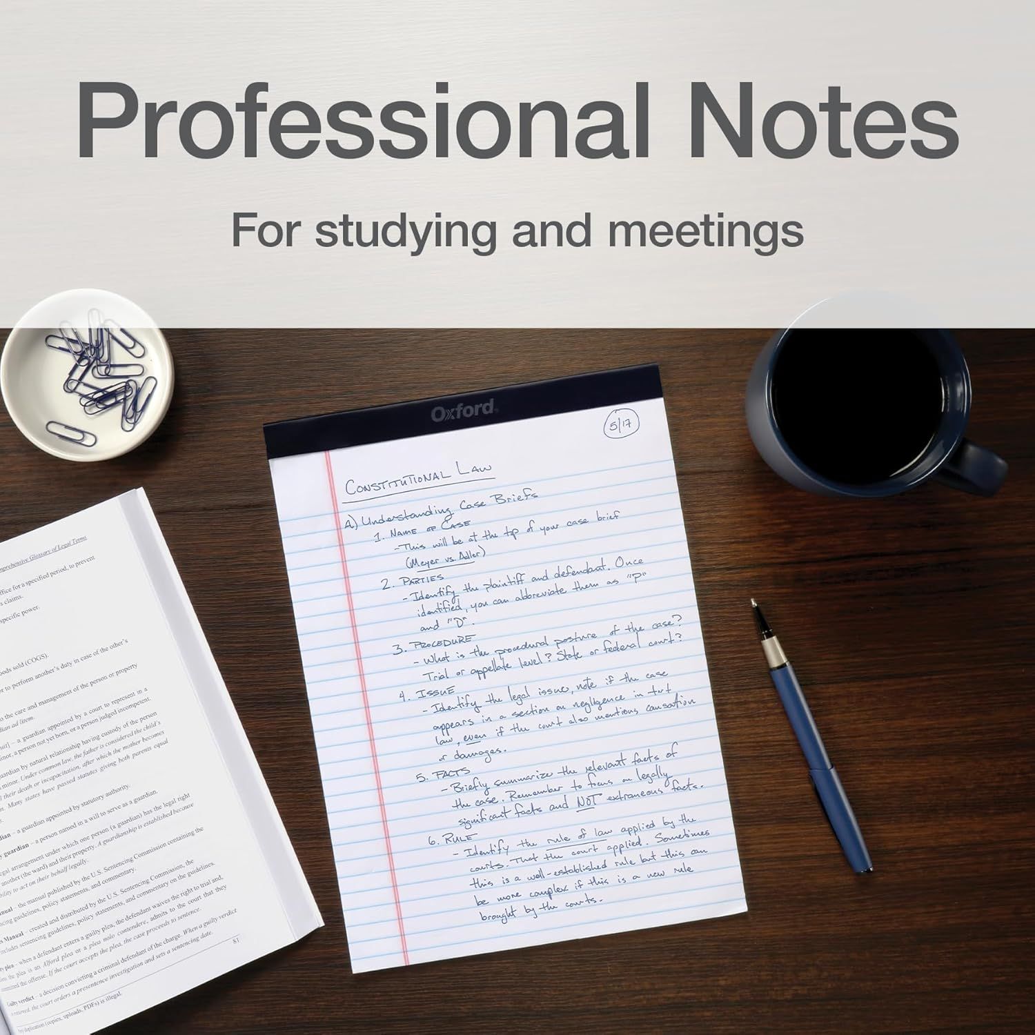 Demonstrates multiple use cases for the product, showing it is suitable for both studying and professional meetings.