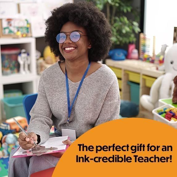 Positions the product as a perfect gift for teachers, leveraging gifting occasion messaging to appeal to shoppers looking for teacher appreciation gifts.…