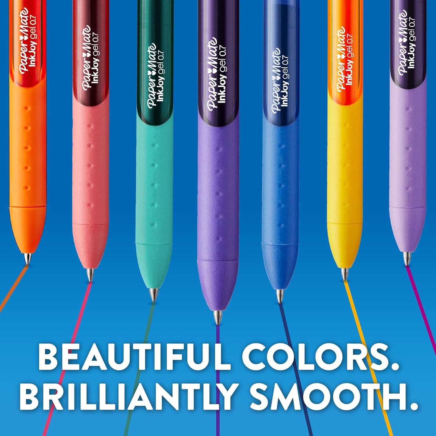 Showcases the brand's full product lineup in multiple vibrant colors to help shoppers see all available options and emphasize the aesthetic appeal and variety…