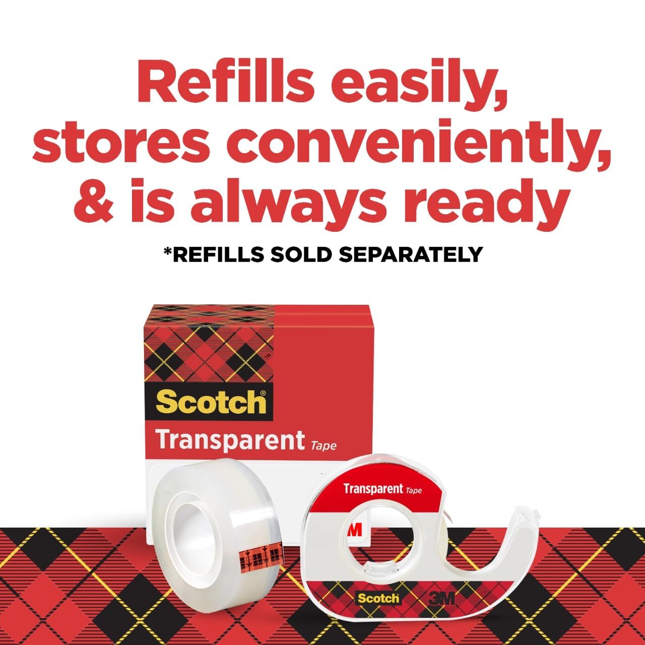 Communicates that the product is designed for easy refilling and convenient storage, reassuring shoppers that it's practical and always ready to use.