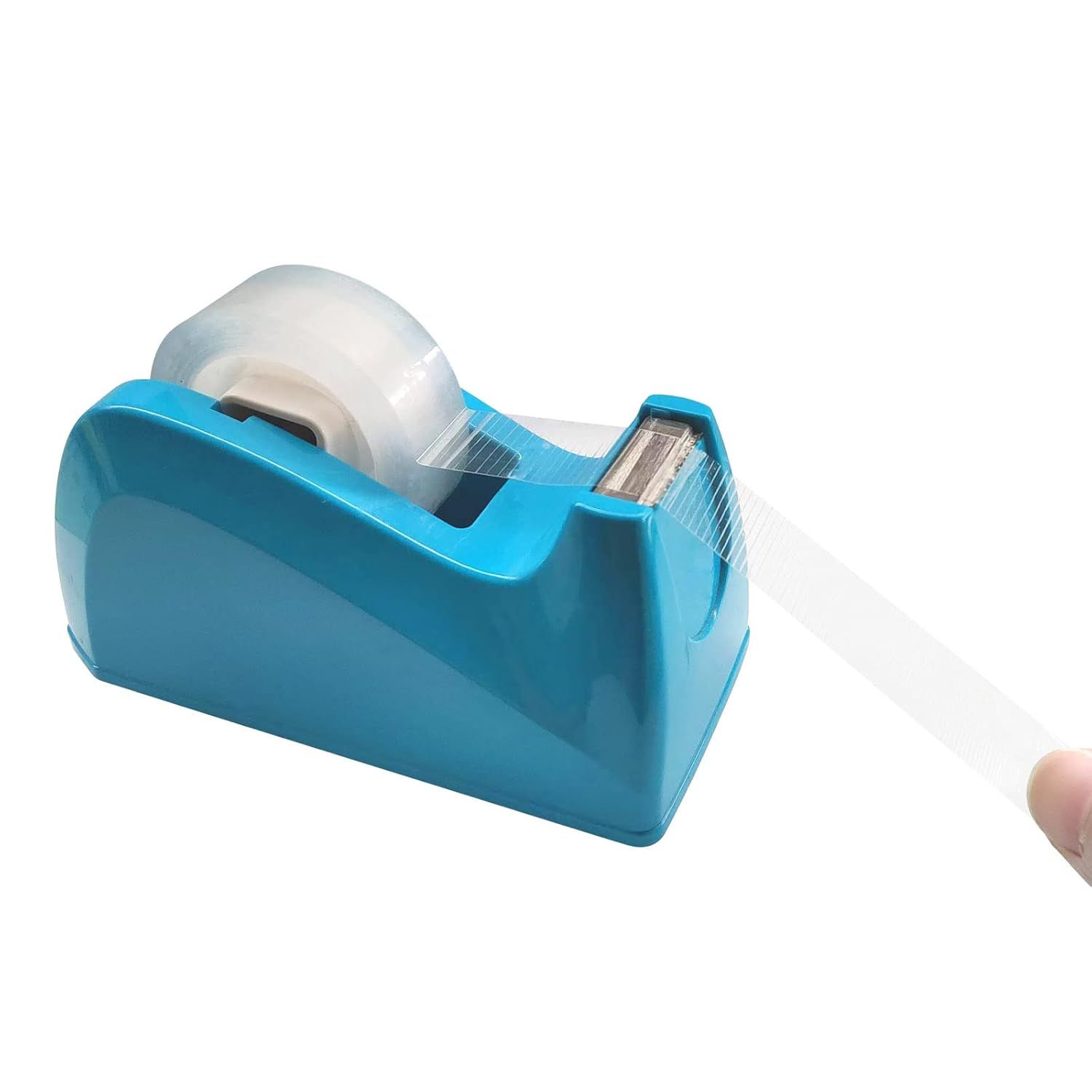 Provides a clean, catalog-style view of the tape dispenser product to show its design and color clearly without distractions.