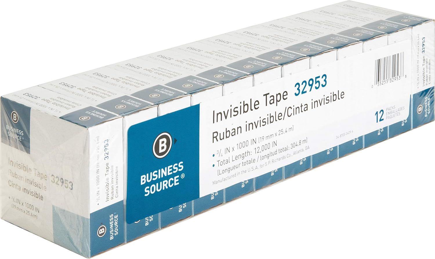 Shows the product packaging on a clean white background to give shoppers a clear view of what they will receive, including the 12-pack bundle format and…