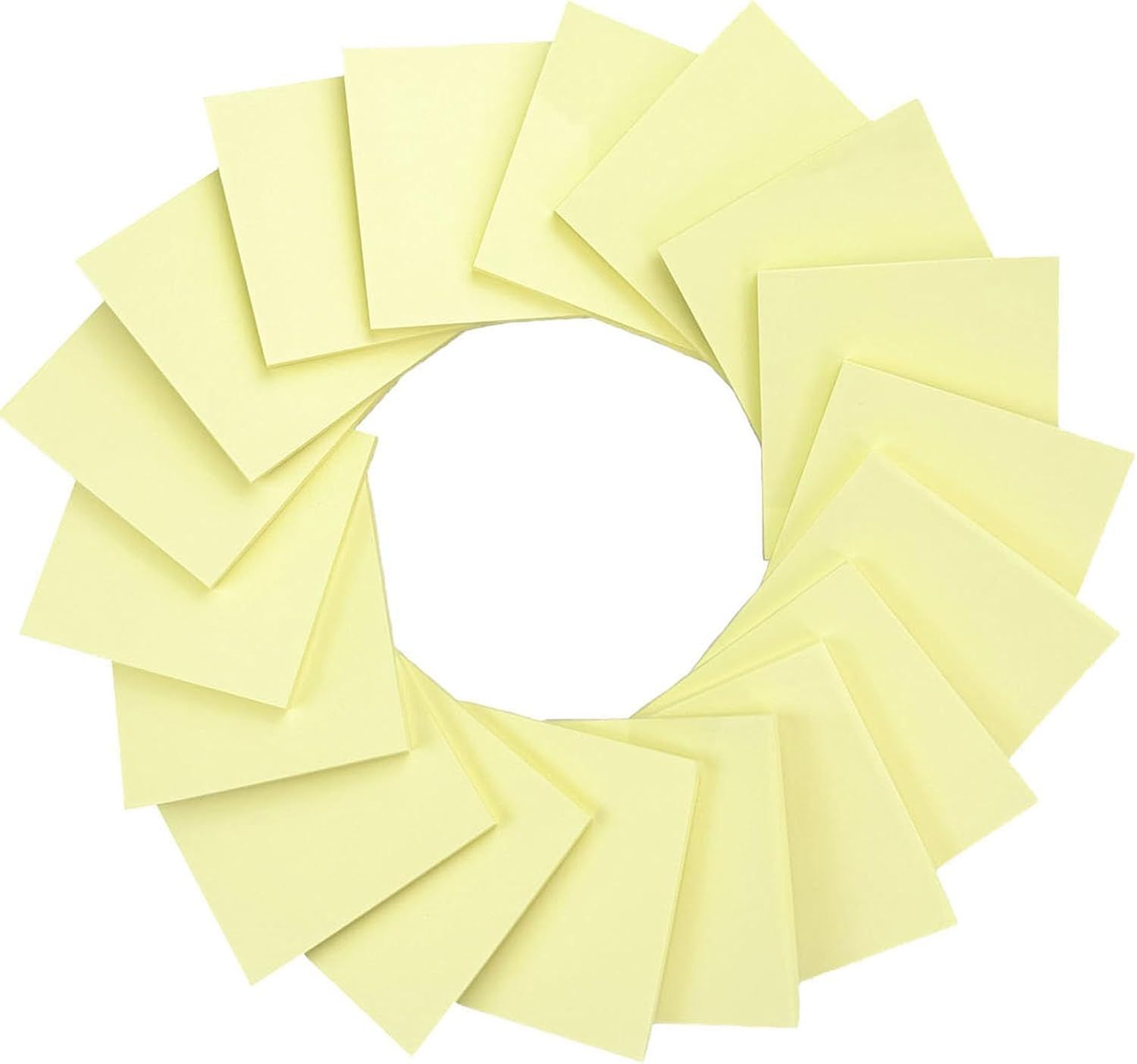 Displays the product in a clean, catalog-style format on a white background to show the quantity and appearance of the sticky notes included in the package.