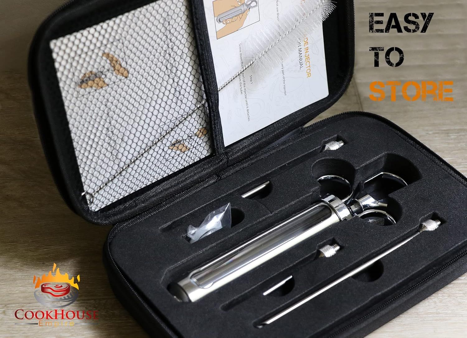 Shows everything included in the purchase - the main tool, accessories, instruction manual, and protective carrying case - to reassure shoppers of the complete value and organization of the kit.…