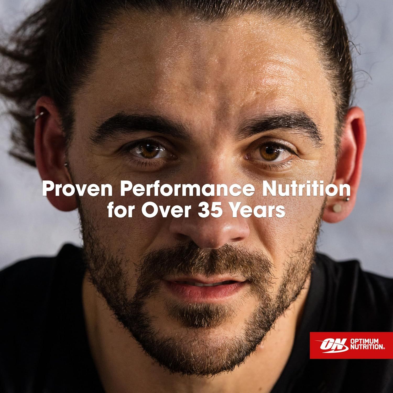 Communicates the brand's long-standing reputation and credibility in performance nutrition by emphasizing over 35 years of proven results, building trust and authority with shoppers.