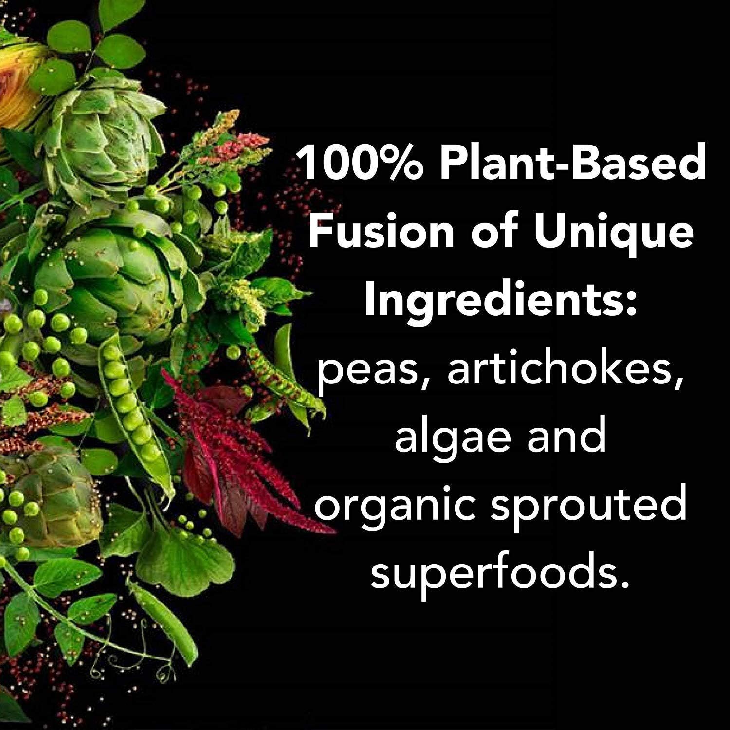 Communicates that the product is made from natural, plant-based, and organic ingredients to appeal to health-conscious and environmentally aware shoppers. Highlights the unique plant-based…
