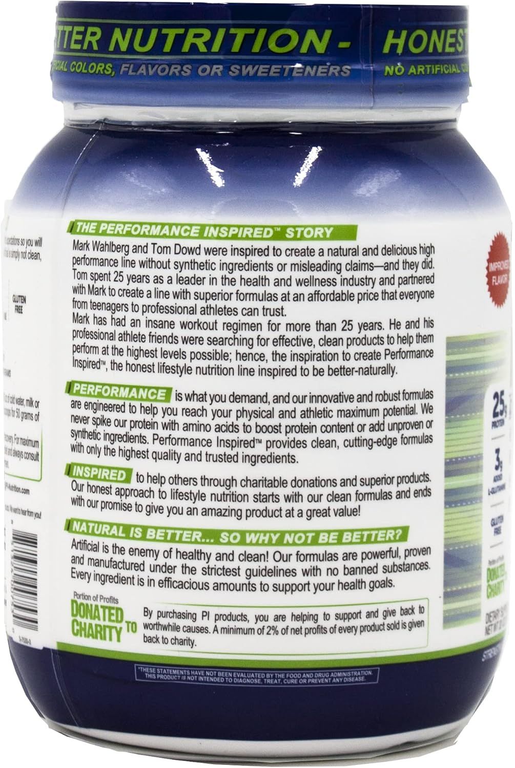Communicates the brand's origin story, mission, and values to build trust and emotional connection with shoppers by emphasizing natural ingredients, honest approach, and charitable giving.