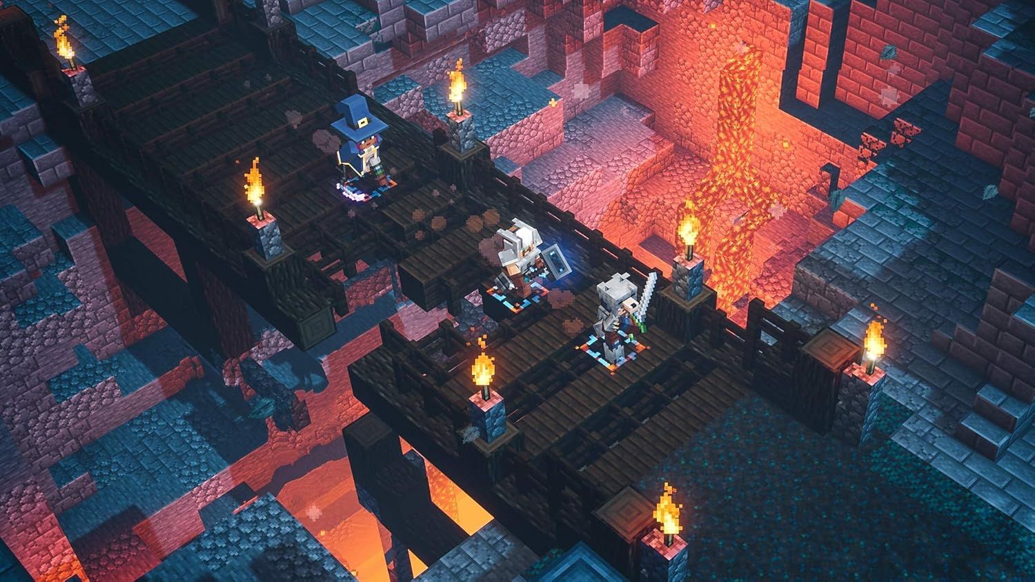 Showcases the product (video game) in its natural context, displaying the visual style, environment, and gameplay atmosphere to attract potential players.