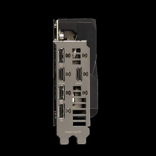 Displays the product's port configuration and physical design in a clean, catalog-style format to help shoppers see the connectivity options and build quality.