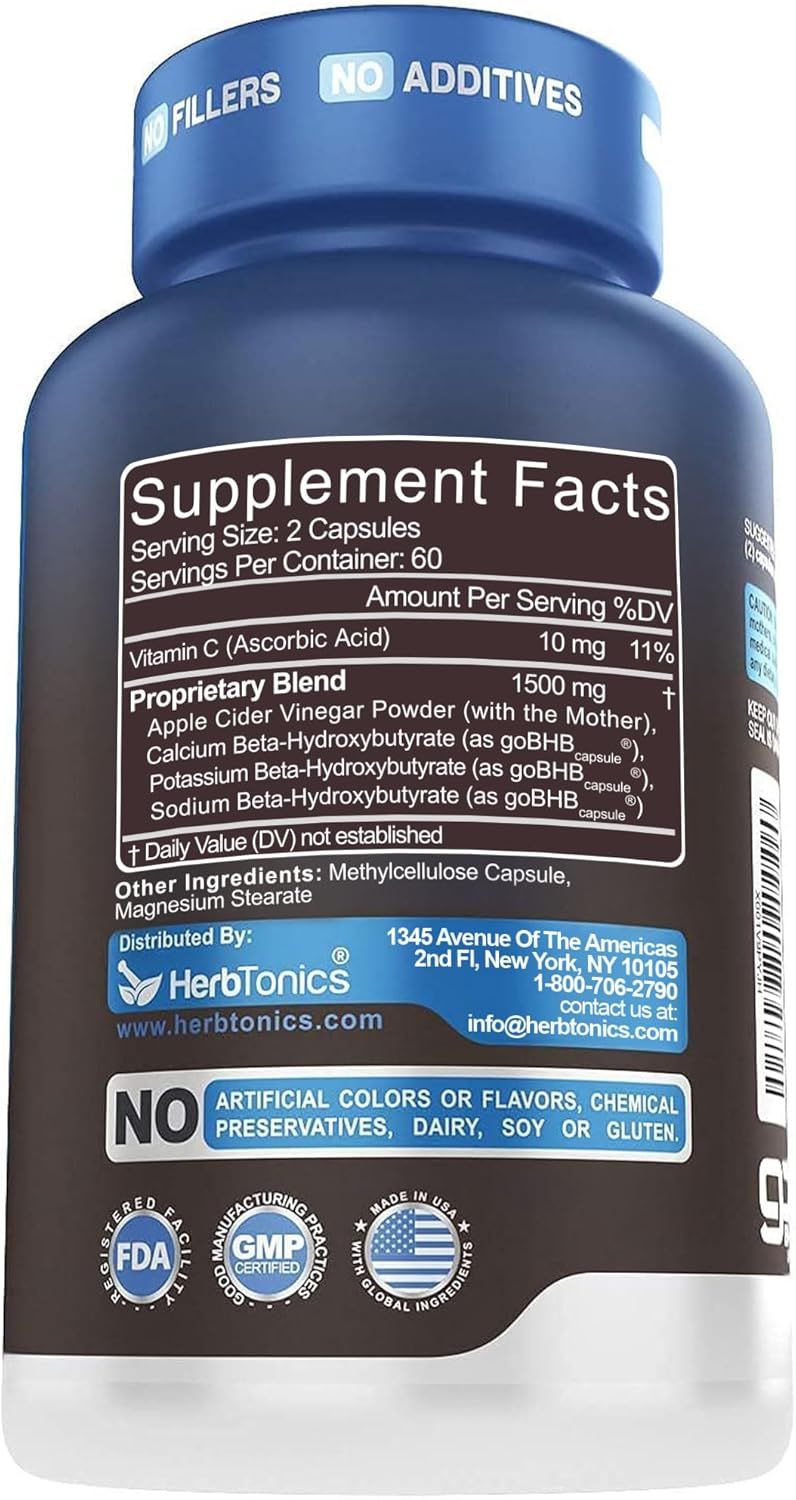 Clean white background image showing the product label with supplement facts and certification badges.