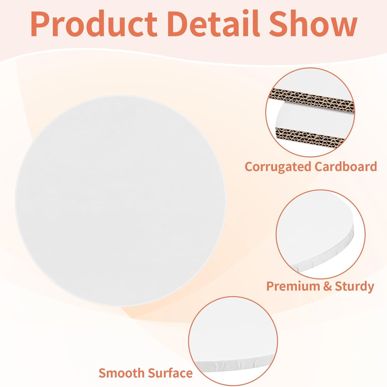 Highlights three distinct material and quality benefits in a segmented layout with zoom callouts, reassuring shoppers of the product's construction quality and durability.