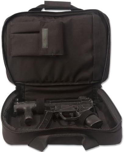 Shows the customer everything included in the purchase: the carrying case, firearm, and accessories, demonstrating the complete package they will receive.
