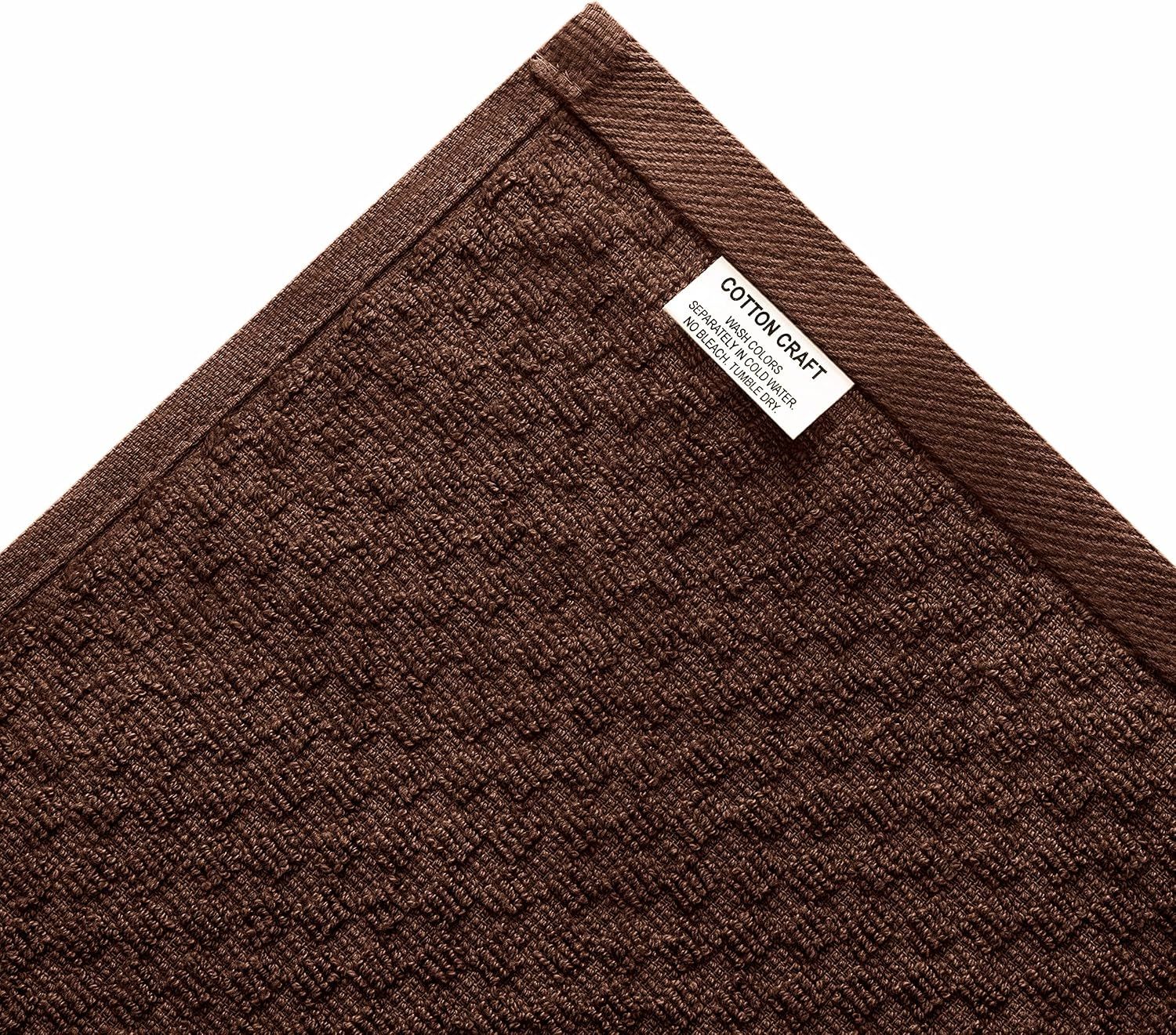 Highlights the physical construction of the mat corner and shows the brand label placement.