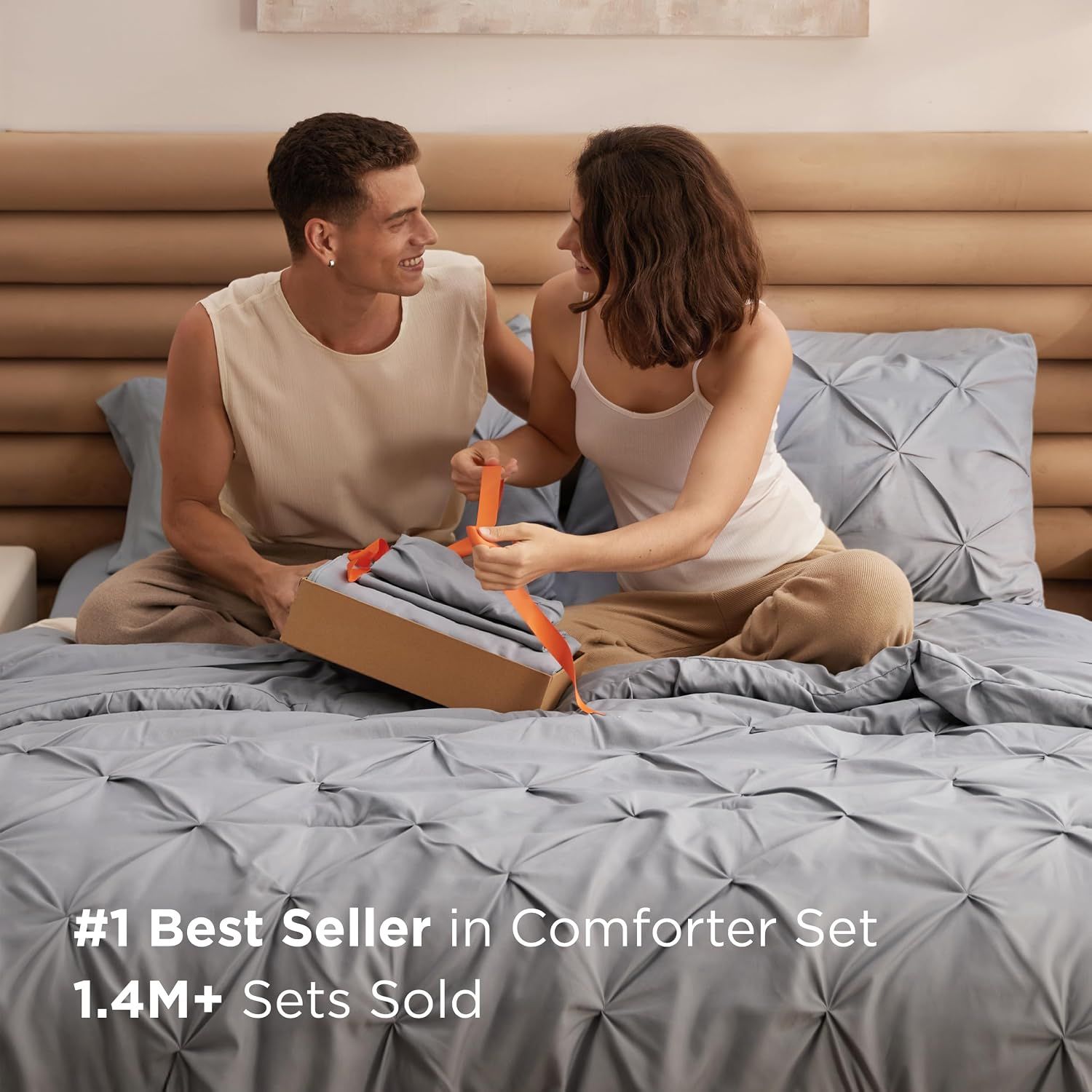 Communicates the product's popularity and market success by showcasing its #1 best seller status and impressive sales volume to build trust and social proof.