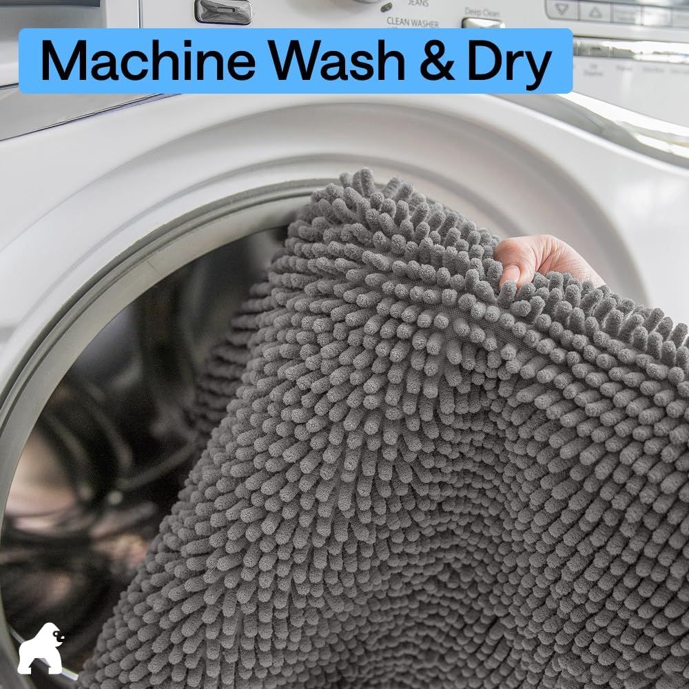 Demonstrates the easy-care convenience of machine washing and drying to reassure shoppers about maintenance simplicity.