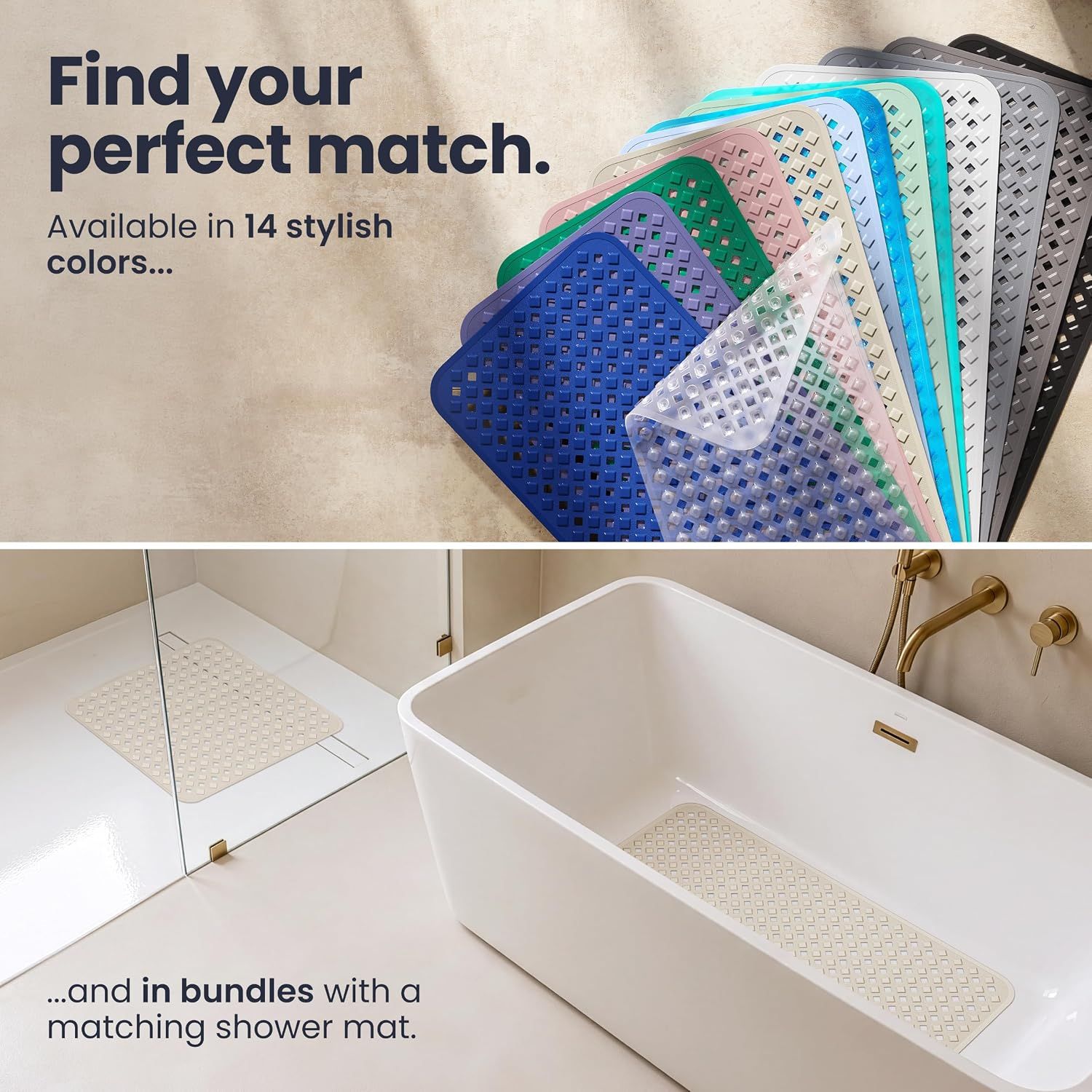 Showcases the brand's product variety and customization options, helping shoppers find their perfect color match and discover bundle offerings.