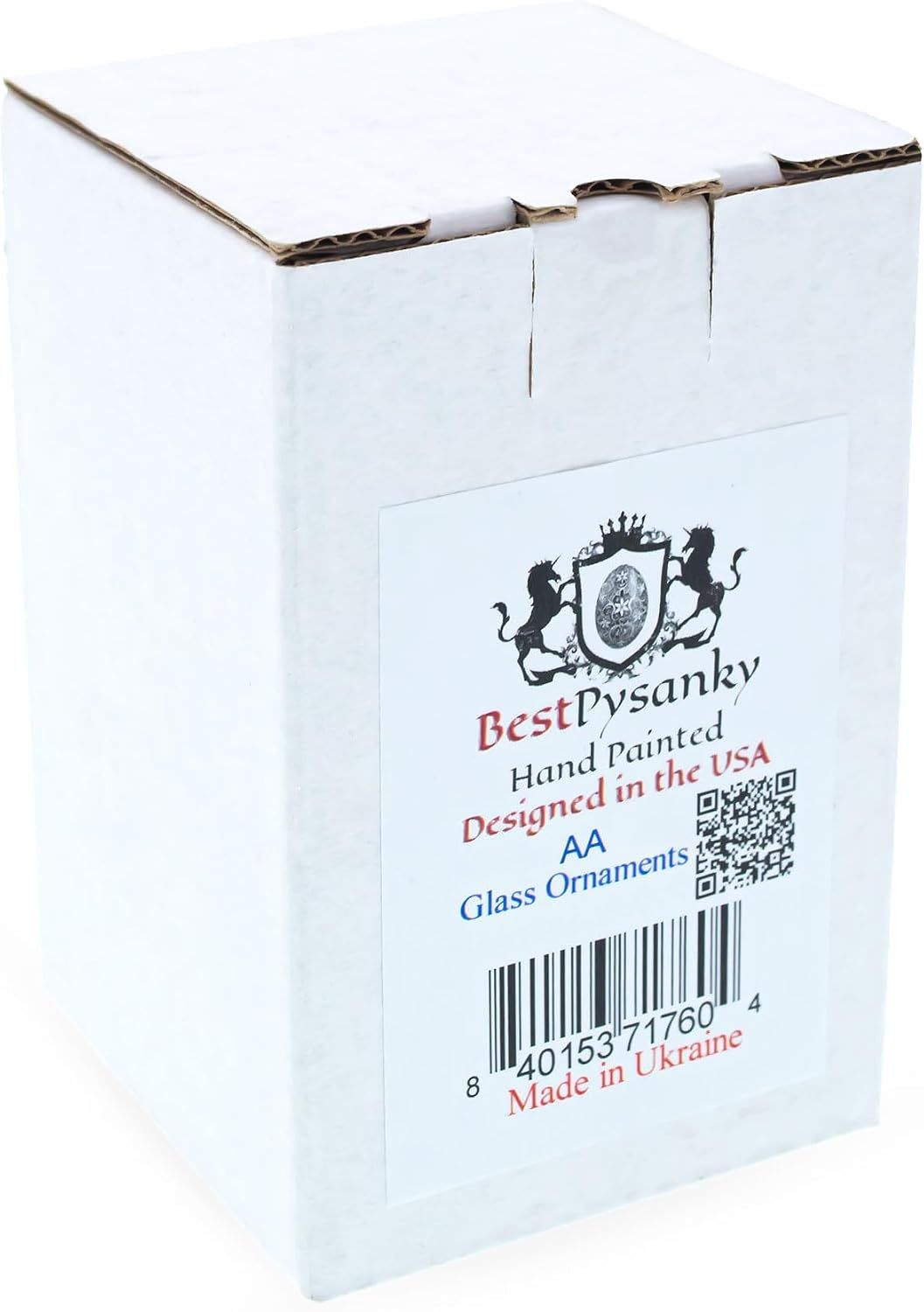 Shows the branded gift box packaging that the ornament arrives in, reassuring shoppers about presentation and protection.