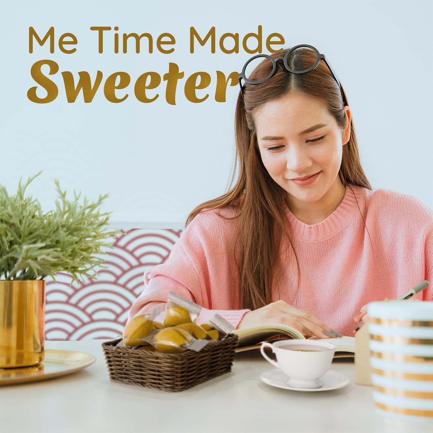 Positions the product as a perfect companion for personal relaxation moments to create an emotional connection with shoppers.