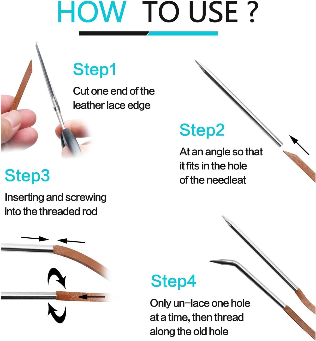 Provides clear step-by-step instructions on how to relace a baseball glove, reassuring shoppers that the process is manageable and straightforward.