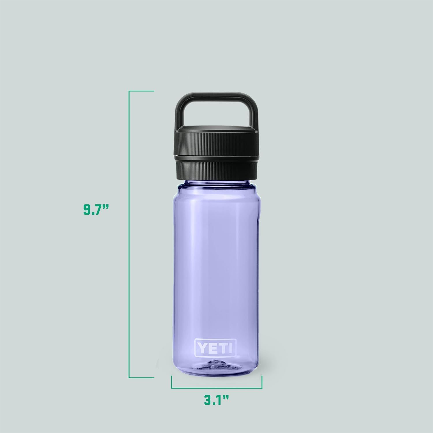 Provides exact physical measurements of the water bottle to help shoppers understand how big the product is and whether it will fit their needs.