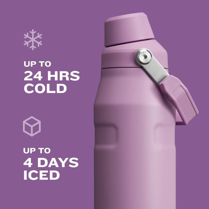 Communicates the bottles insulation performance with specific time-based metrics to reassure shoppers about temperature retention capabilities. Emphasizes the thermal performance benefit to show the…