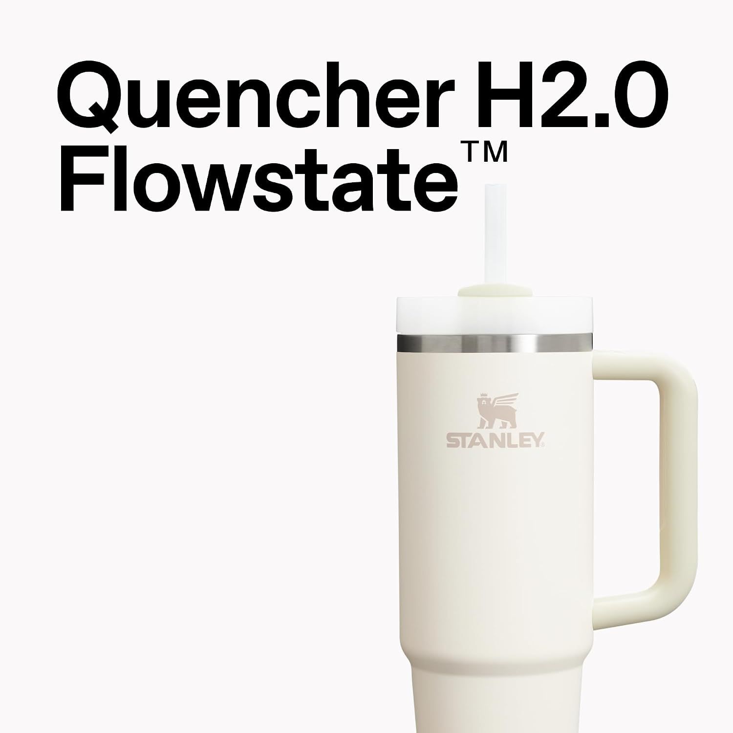 Highlights the product's proprietary Flowstate lid technology as a key differentiating feature.